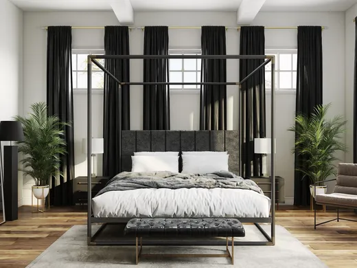 Bedroom · Eclectic designed by Julio