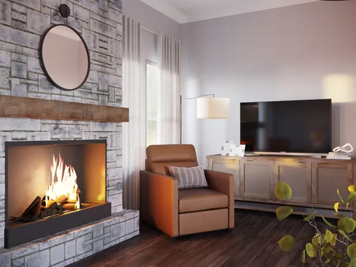 Living Room designed by Barbara
