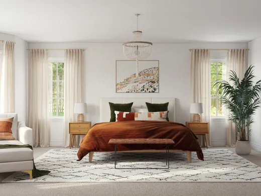 Bedroom designed by Bethany