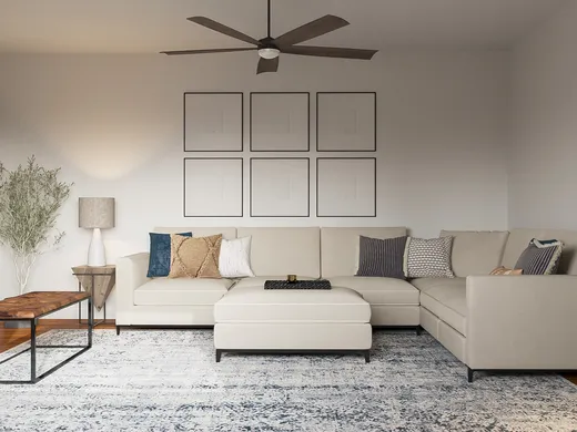 Living Room · Transitional designed by Jennifer