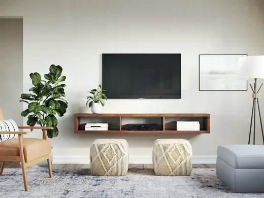 Living Room · Modern designed by Caitlin