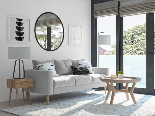 Living Room · Midcentury Modern designed by Jackie