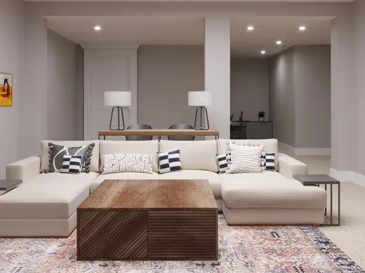 Living Room · Modern designed by Erin