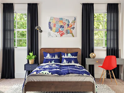 Bedroom · Eclectic designed by Natalie