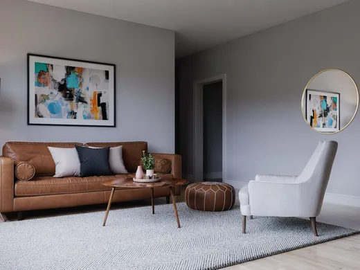 Living Room · Glam designed by Priscila
