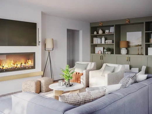 Living Room · Contemporary designed by Lisa