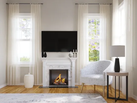 Living Room · Contemporary designed by Amy