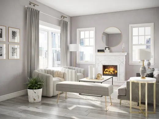 Living Room · Modern designed by Nusrath