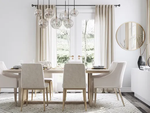 Dining Room · Contemporary designed by Courtney