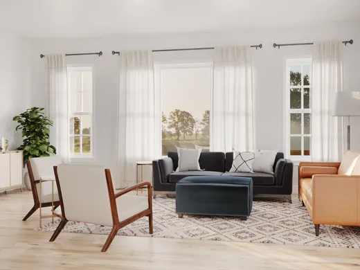 Living Room · Contemporary designed by Meghan