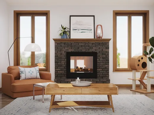 Living Room · Transitional designed by Hanna