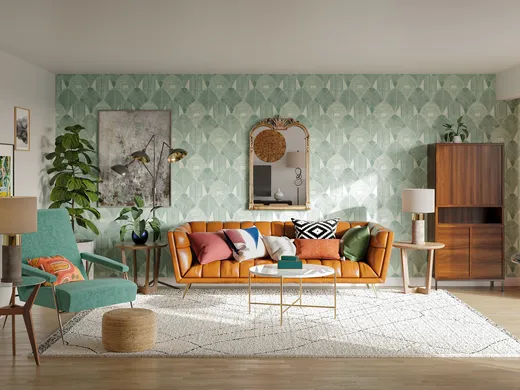 Living Room · Eclectic designed by Samantha