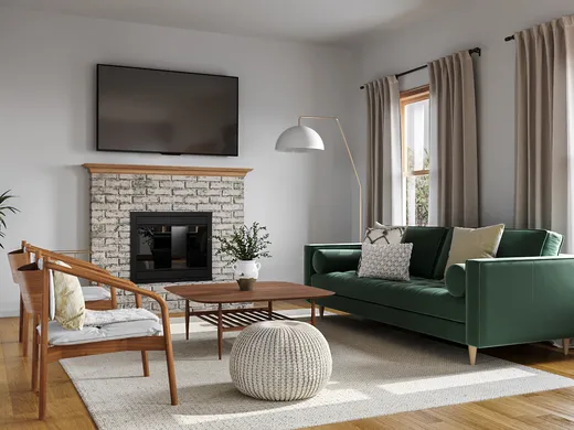 Living Room · Glam designed by Athena