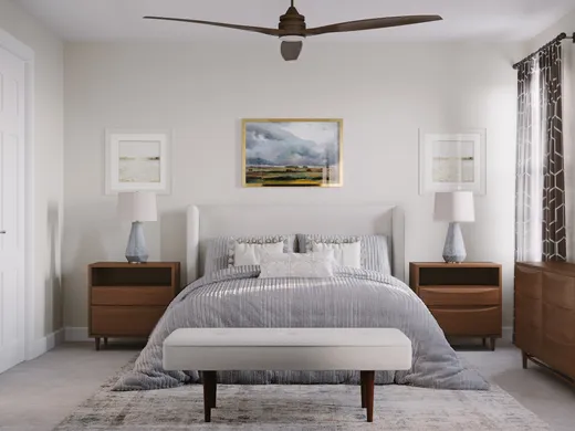 Bedroom · Midcentury Modern designed by Erin