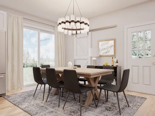 Dining Room · Midcentury Modern designed by Caitlin