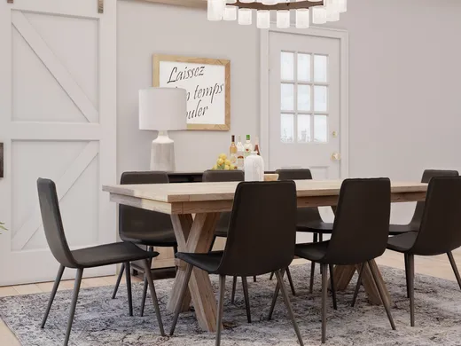 Dining Room · Midcentury Modern designed by Caitlin