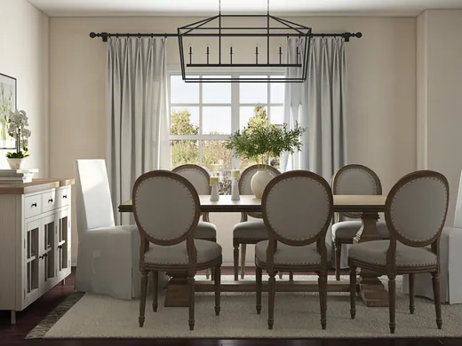 Dining Room · Farmhouse designed by Nicole