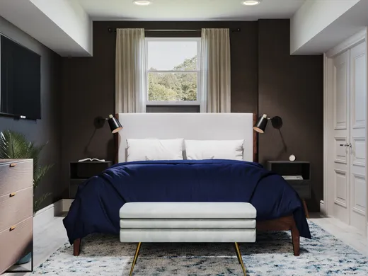 Bedroom · Midcentury Modern designed by Sarice