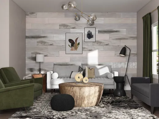 Living Room · Glam designed by Emmanuel