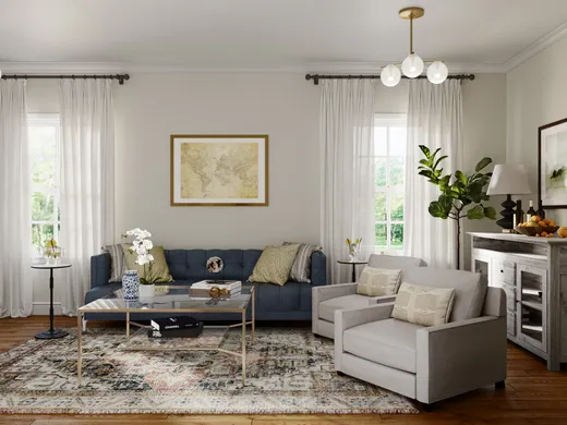 Living Room · Eclectic designed by Ana