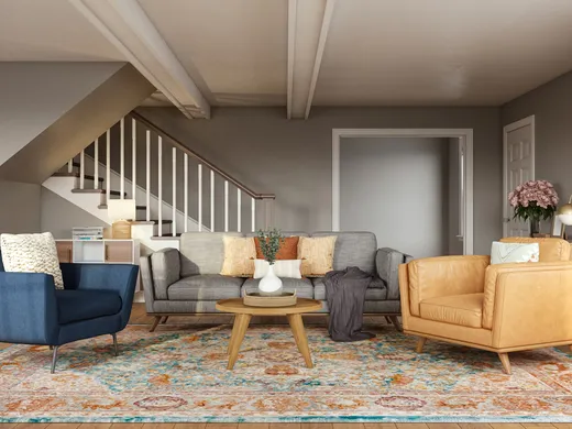 Living Room · Eclectic designed by Lena