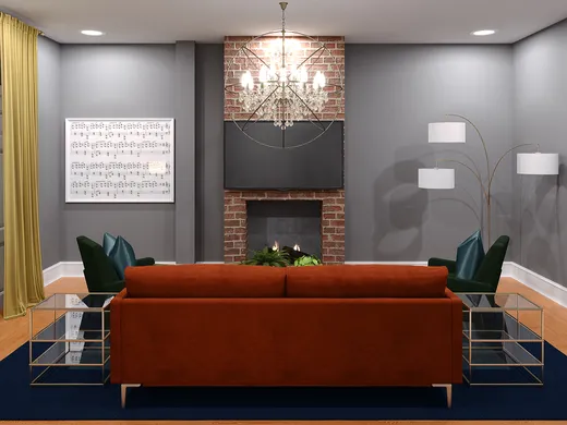Living Room · Eclectic designed by Carla