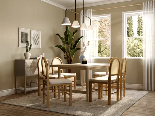 Dining Room · Farmhouse designed by Abril