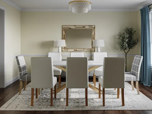Dining Room · Contemporary designed by Mariela
