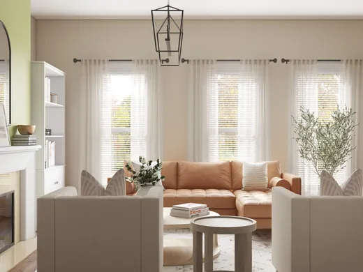 Living Room · Traditional designed by Stephanie