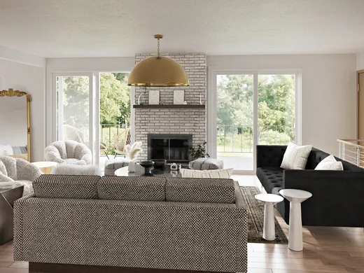Living Room · Contemporary designed by Ghianella