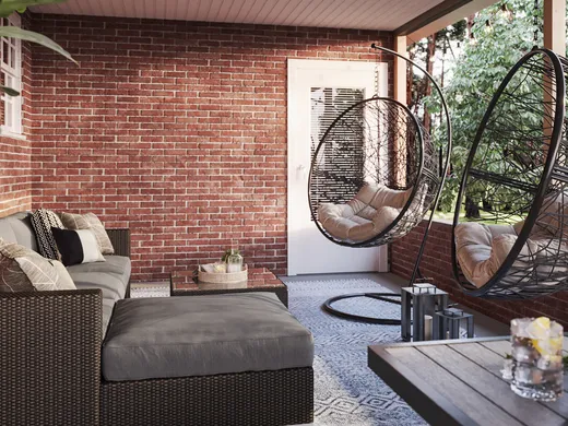 Outdoor Space · Midcentury Modern designed by Jimena