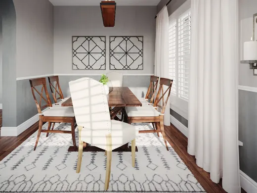 Dining Room · Farmhouse designed by Amanda