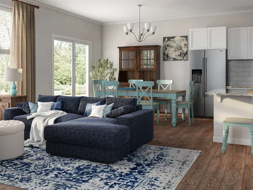 Living Room · Rustic designed by Jonica