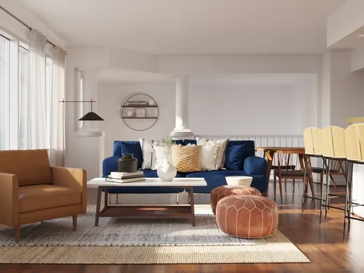 Living Room · Midcentury Modern designed by Sofia