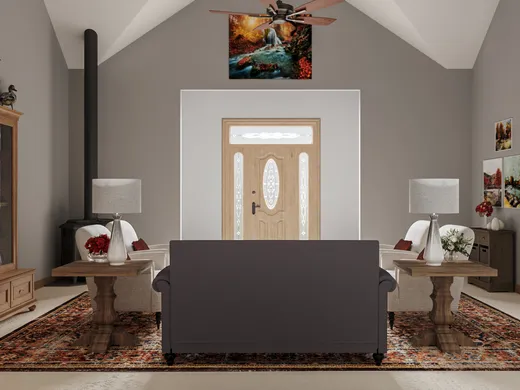 Living Room · Traditional designed by Gloria