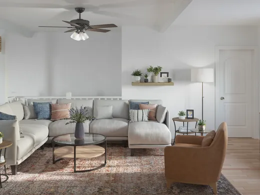 Living Room · Rustic designed by Veema