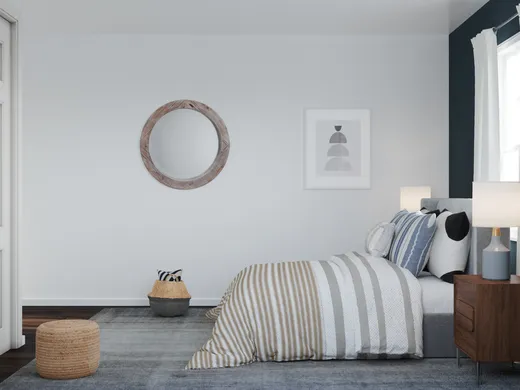 Bedroom · Midcentury Modern designed by Priscila
