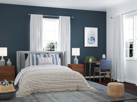 Bedroom · Midcentury Modern designed by Priscila