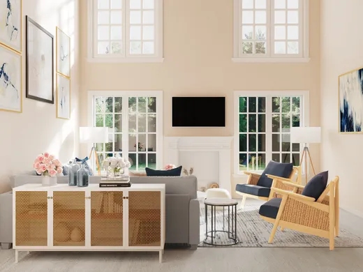 Living Room · Coastal designed by Abi