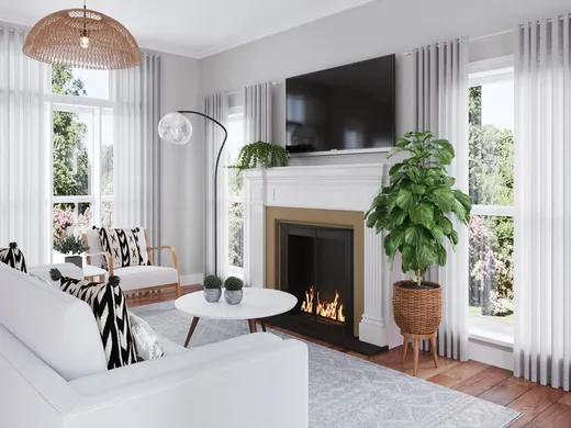 Living Room · Modern designed by Andrea