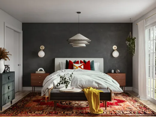 Bedroom · Eclectic designed by Astrid