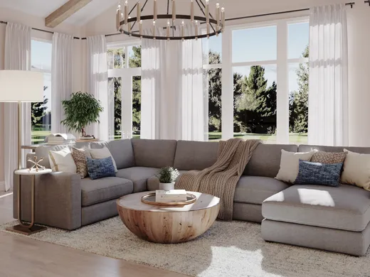 Living Room · Traditional designed by Kristy