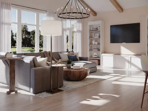 Living Room · Traditional designed by Kristy