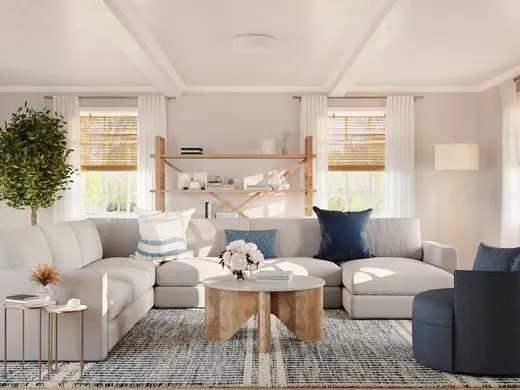 Living Room · Coastal designed by Isabel