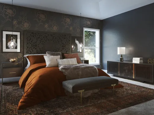 Bedroom · Eclectic designed by Jordan