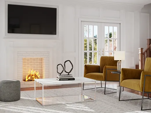 Living Room · Contemporary designed by Juliana