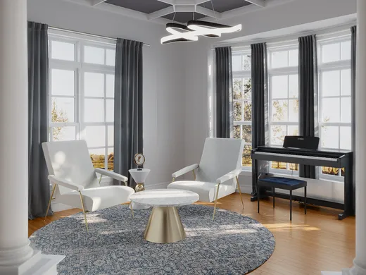 Living Room · Contemporary designed by Stacy