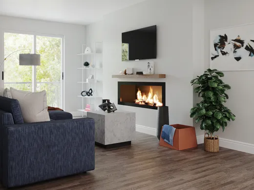 Living Room · Contemporary designed by Sarah