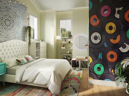 Bedroom · Eclectic designed by Lena