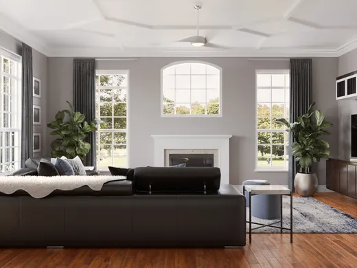 Living Room · Contemporary designed by Stacy
